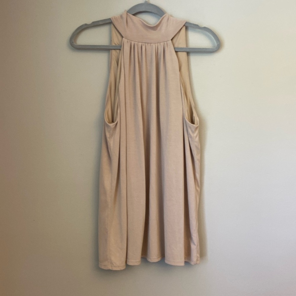 OLIA Mocha Women’s Sleeveless Blouse  Size Large